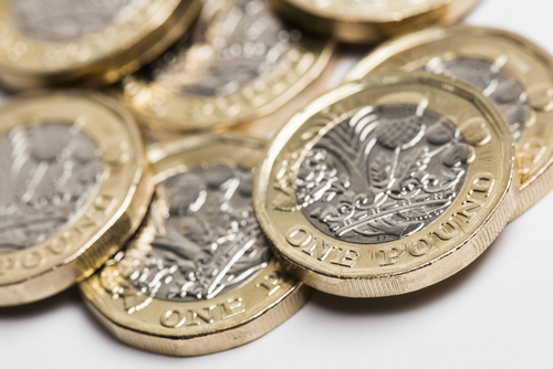 Pound coins 